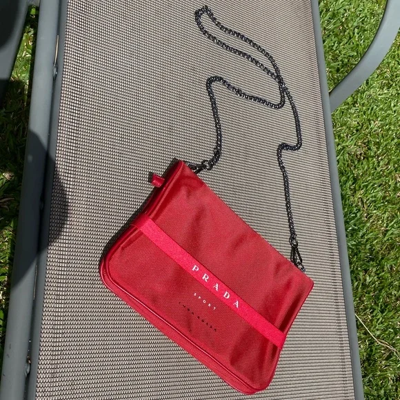 ❌SOLD ❌PRADA “messenger” repurposed bag - Picture 2 of 14